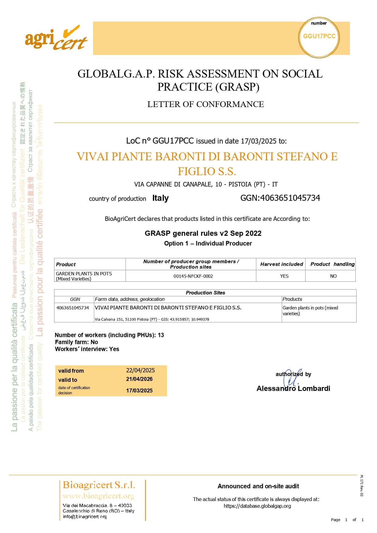 VIVAI PIANTE BARONTI_GRASP_2025